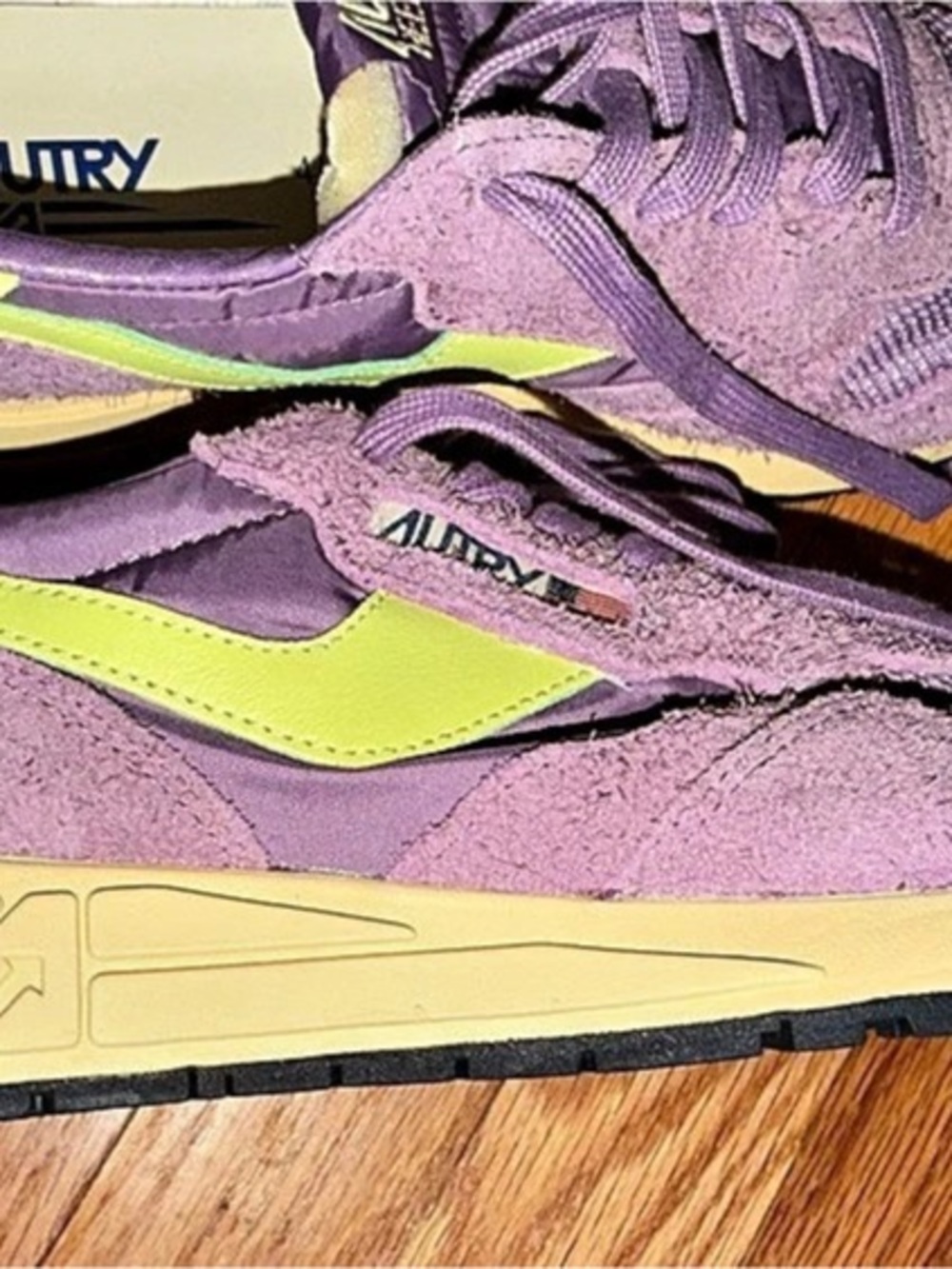 Autry Reelwind Low Sneakers Purple & Green Sneakers